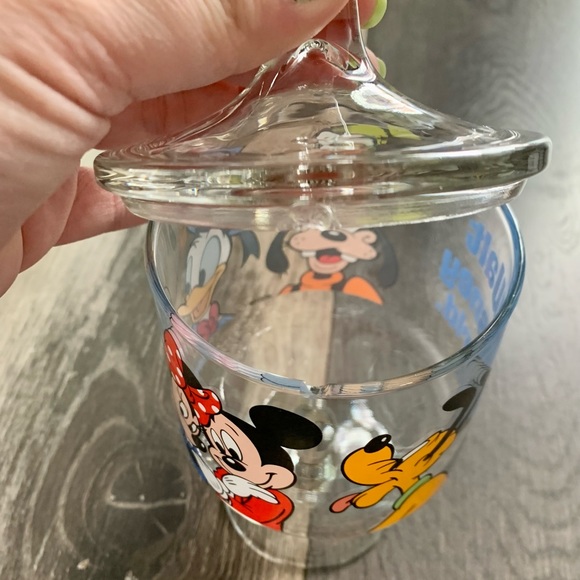 Apothecary Jar Walt Disney World Mickey Minnie Goofy Donald AS IS - Picture 7 of 10